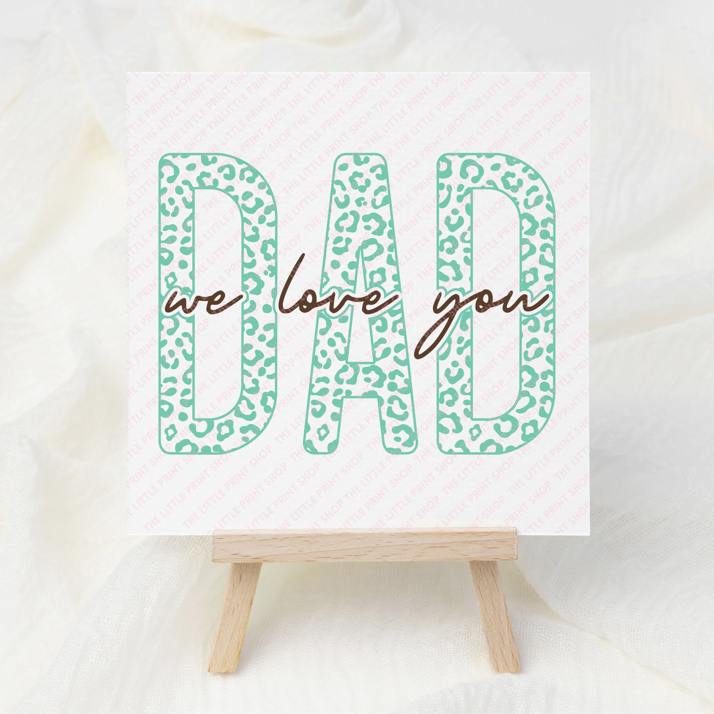We Love You Dad - UV DTF 3 inch Decals