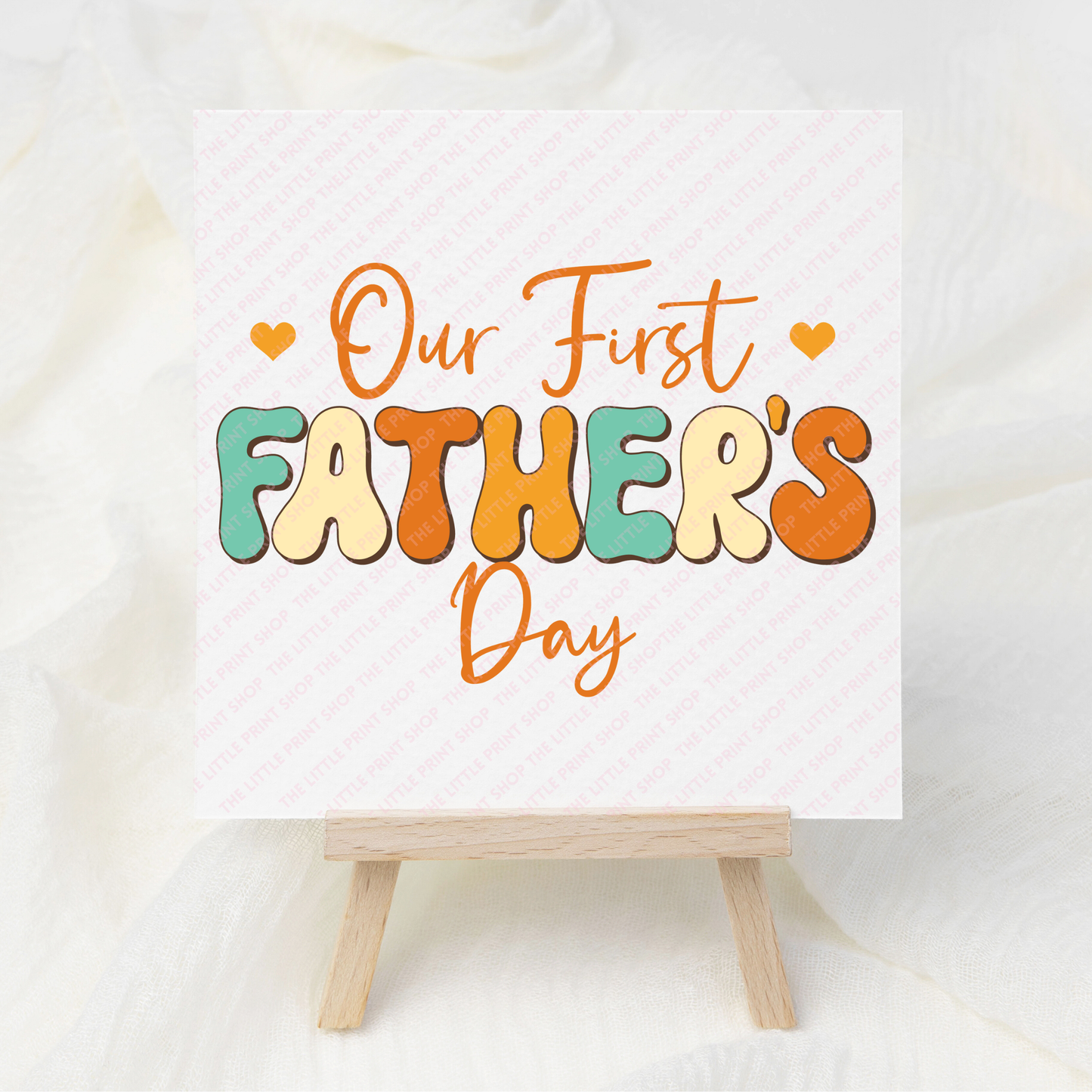 Our First Father's Day - UV DTF 3 inch Decals