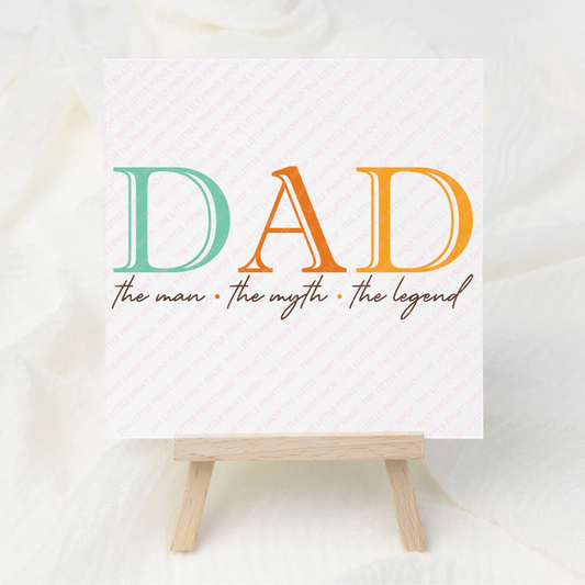 D.A.D - UV DTF 3 inch Decals