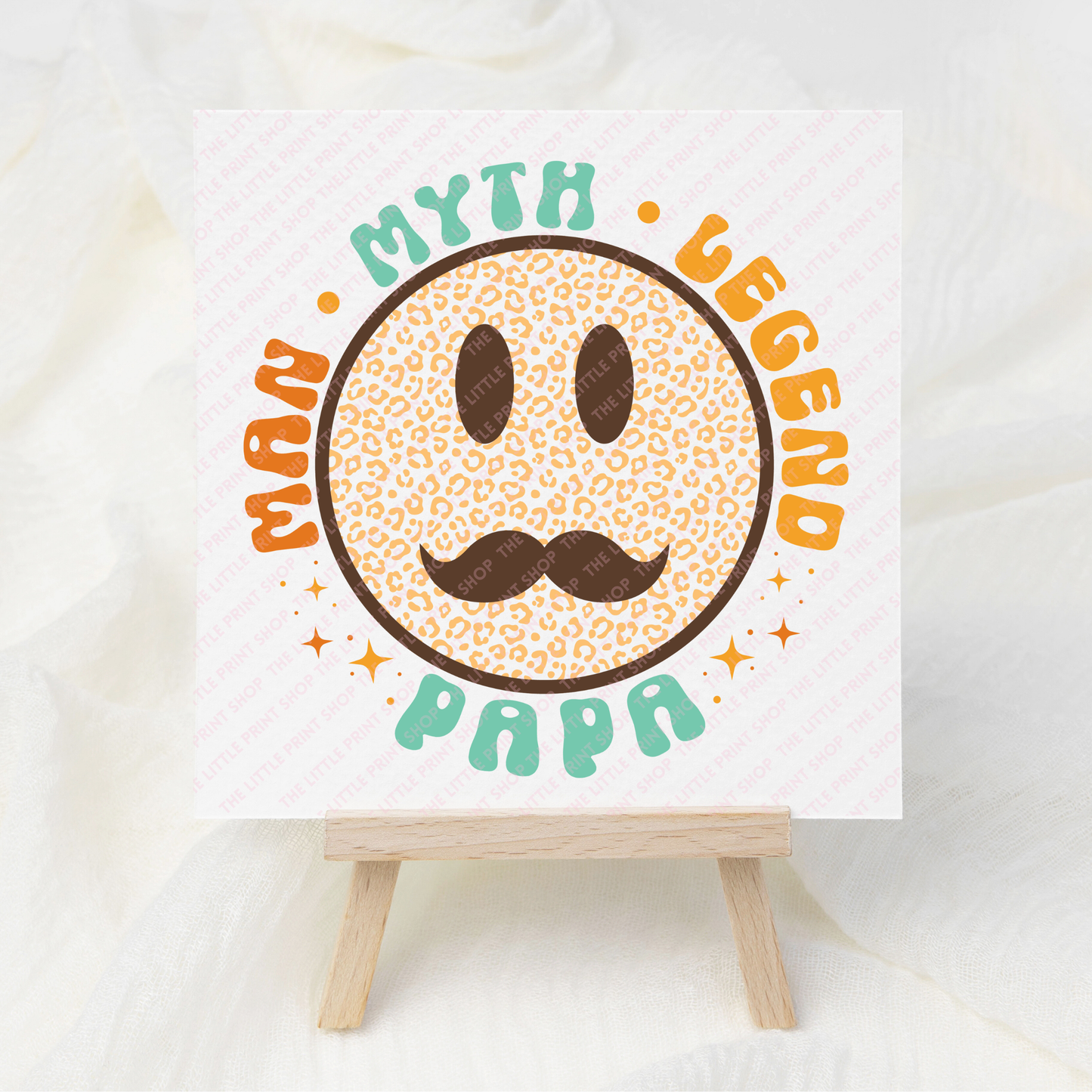 Man Myth Legend Papa - UV DTF 3 inch Decals