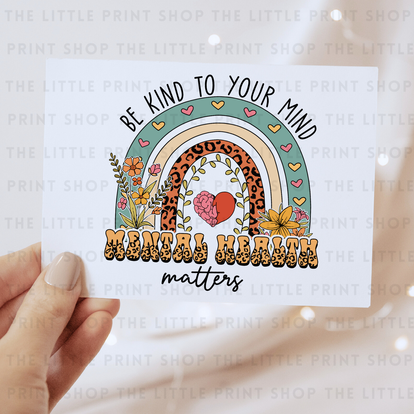 Be Kind To Your Mind - DTF Transfer Decal
