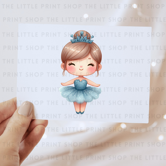 Brunette Ballerina - DTF Transfer Decal