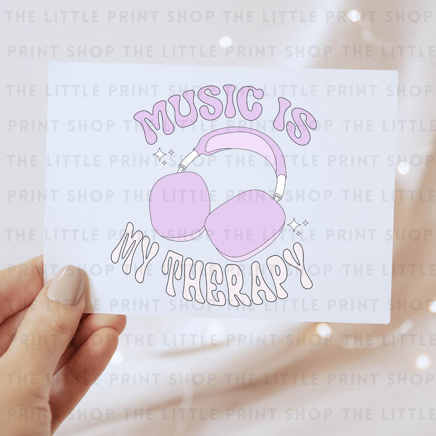 Music Therapy - DTF Transfer Decal