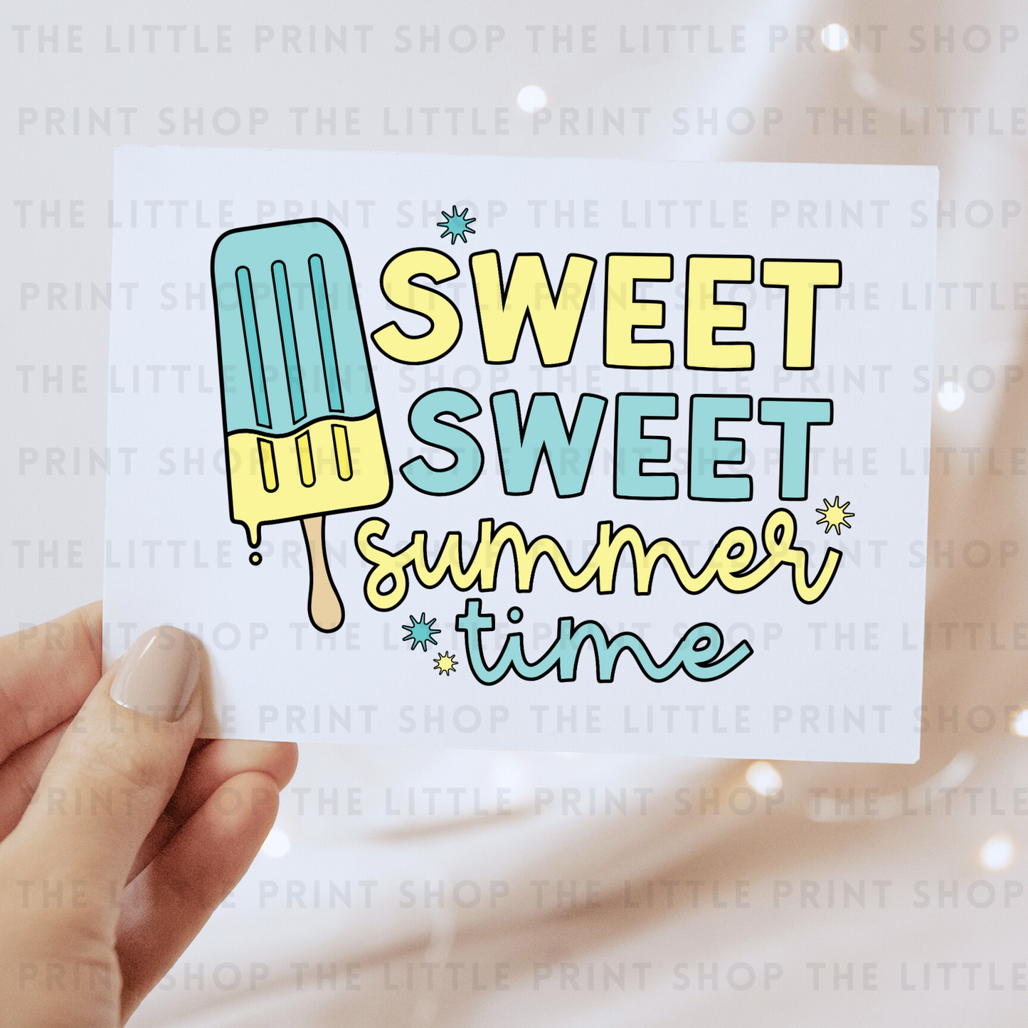 Sweet Summer Time - DTF Transfer Decal