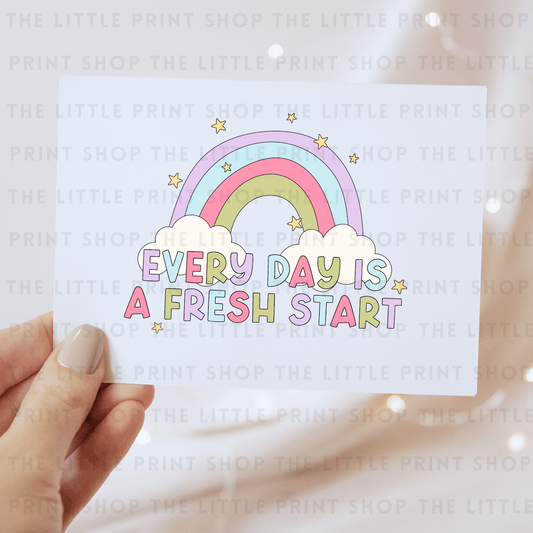 A Fresh Start - DTF Transfer Decal