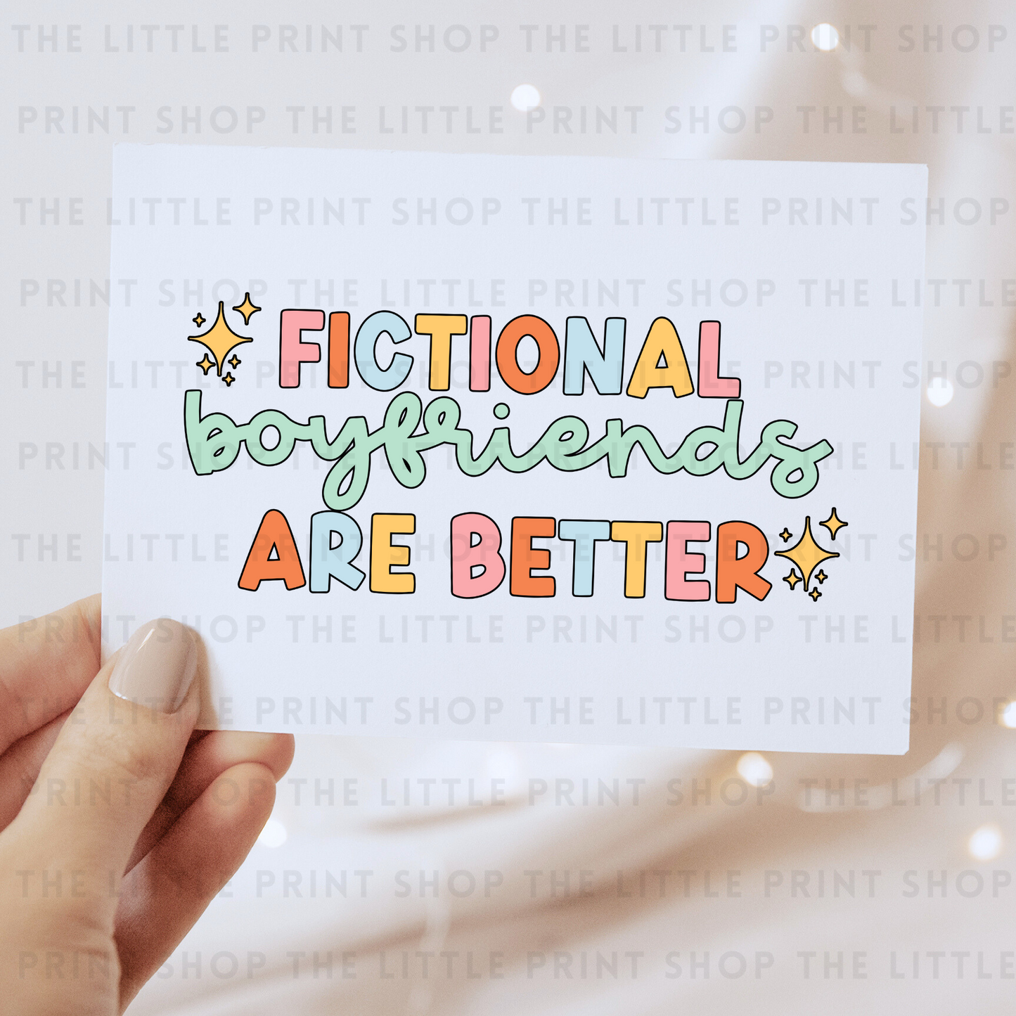 Fictional Boyfriends - DTF Transfer Decal