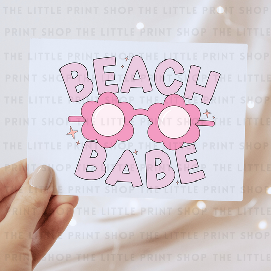 Beach Babe - DTF Transfer Decal