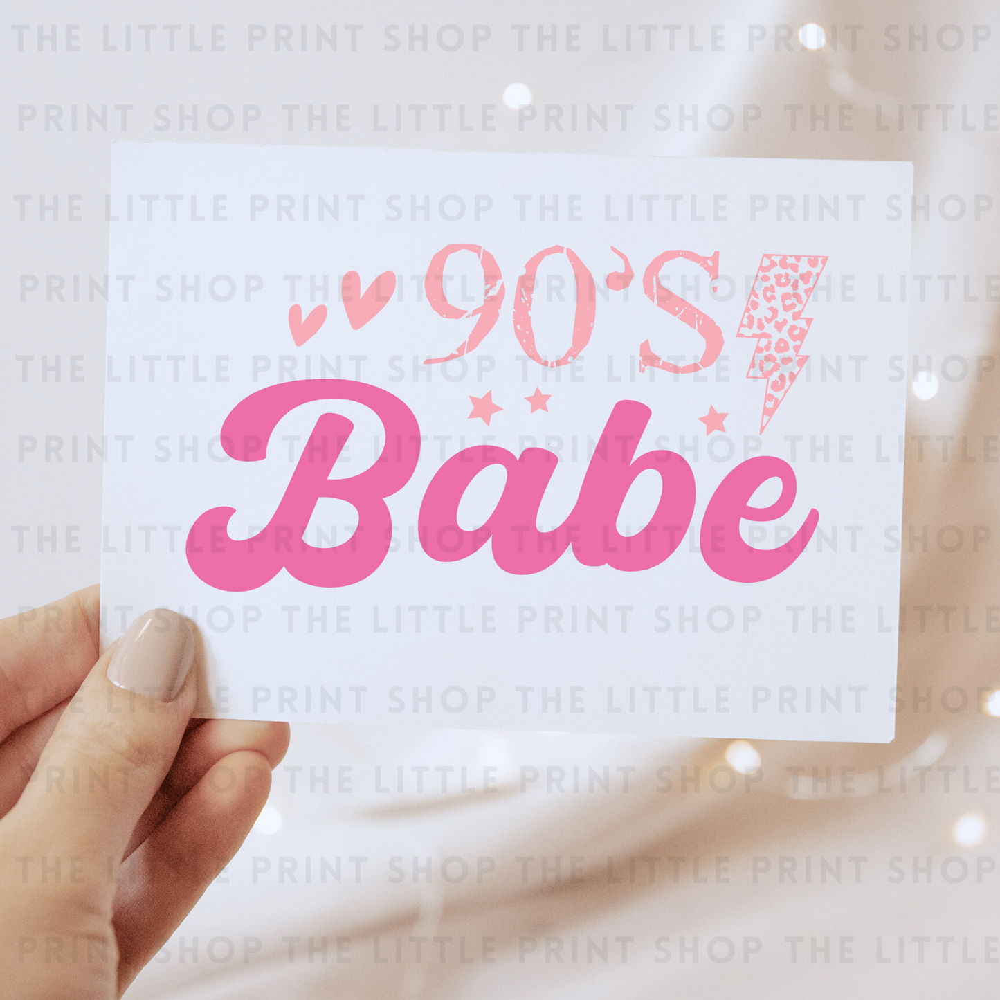 90's Babe - DTF Transfer Decal
