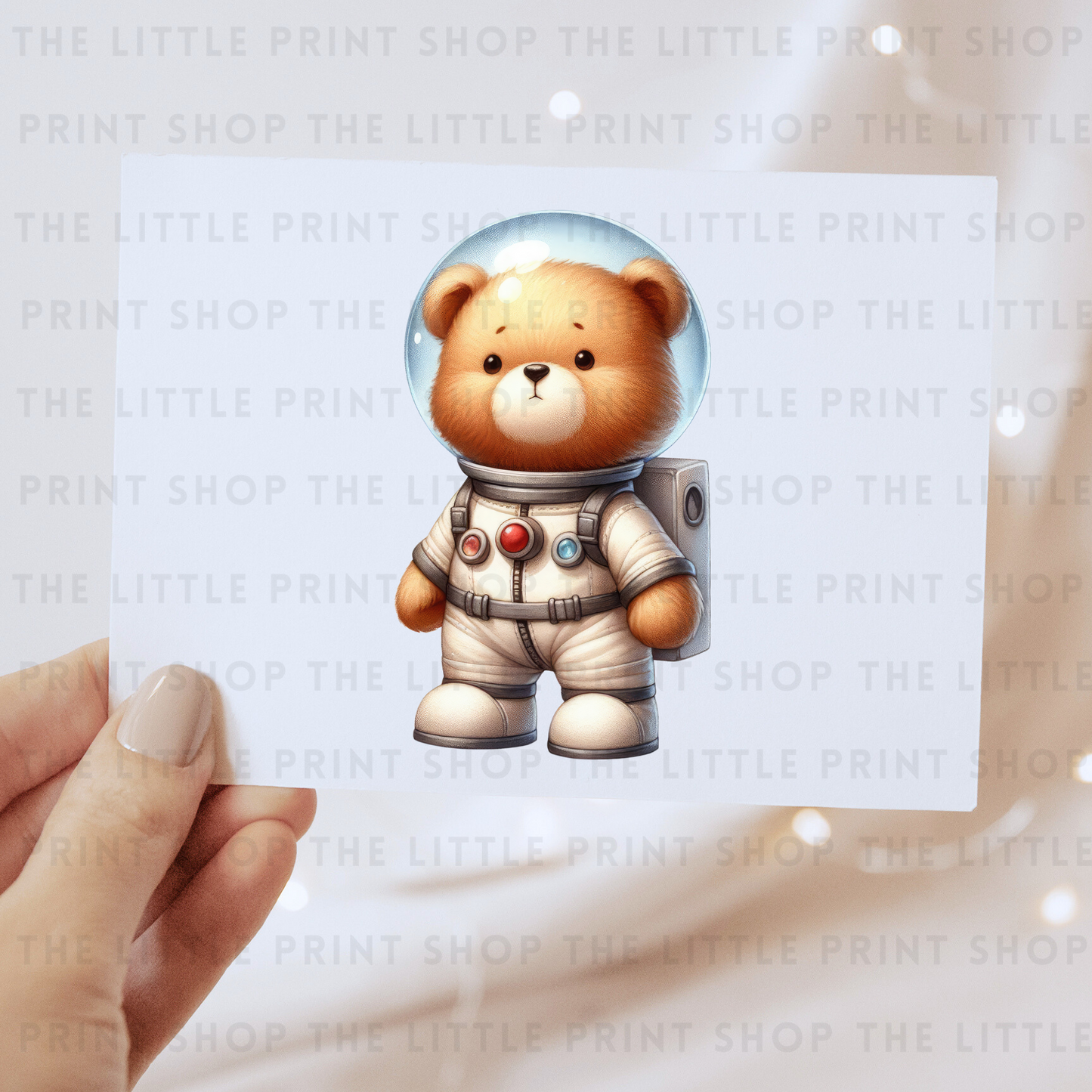 Space Bear - DTF Transfer Decal