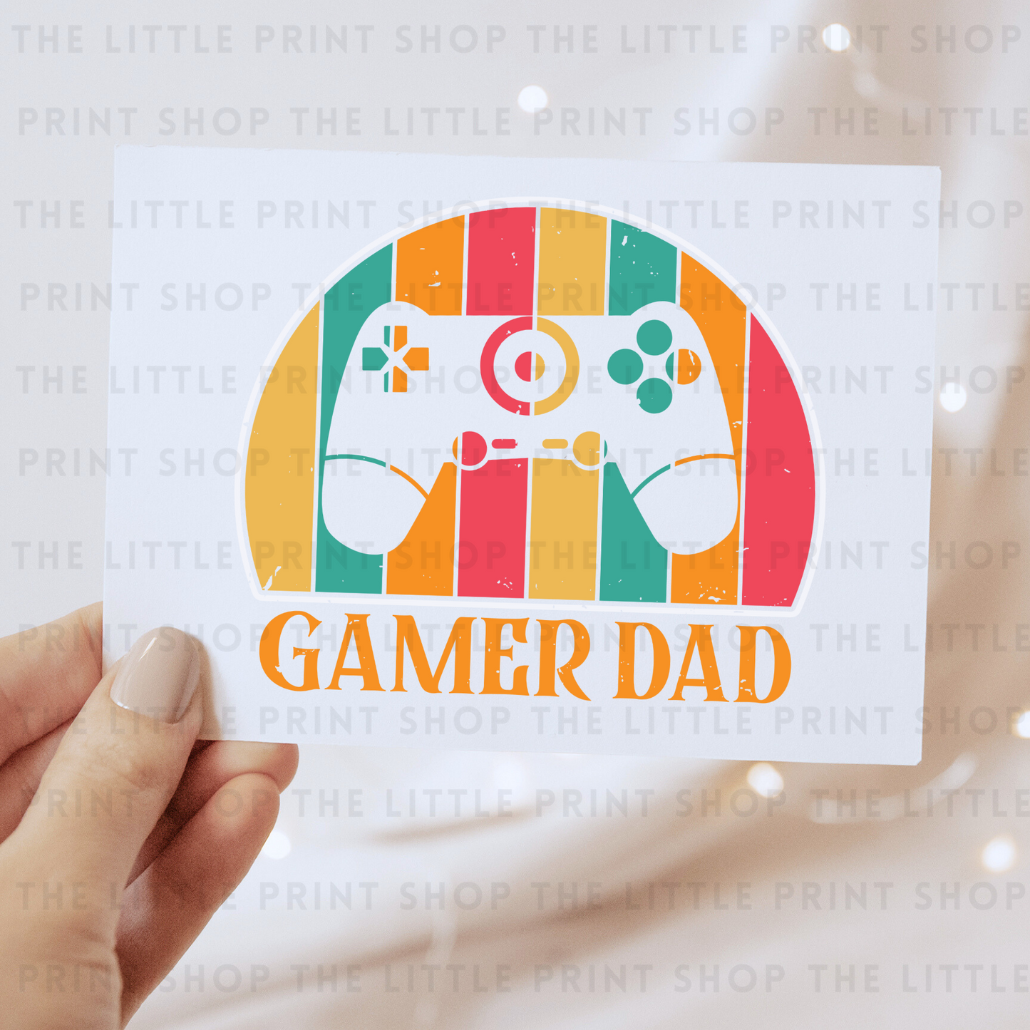 Gamer Dad - DTF Transfer Decal