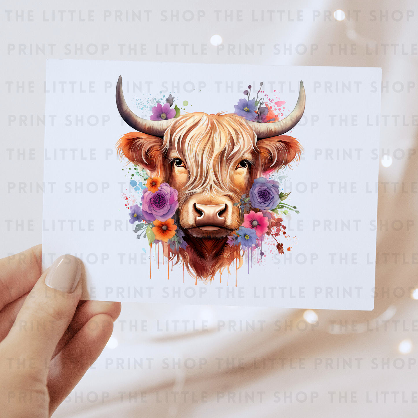 Highland Cow - DTF Transfer Decal