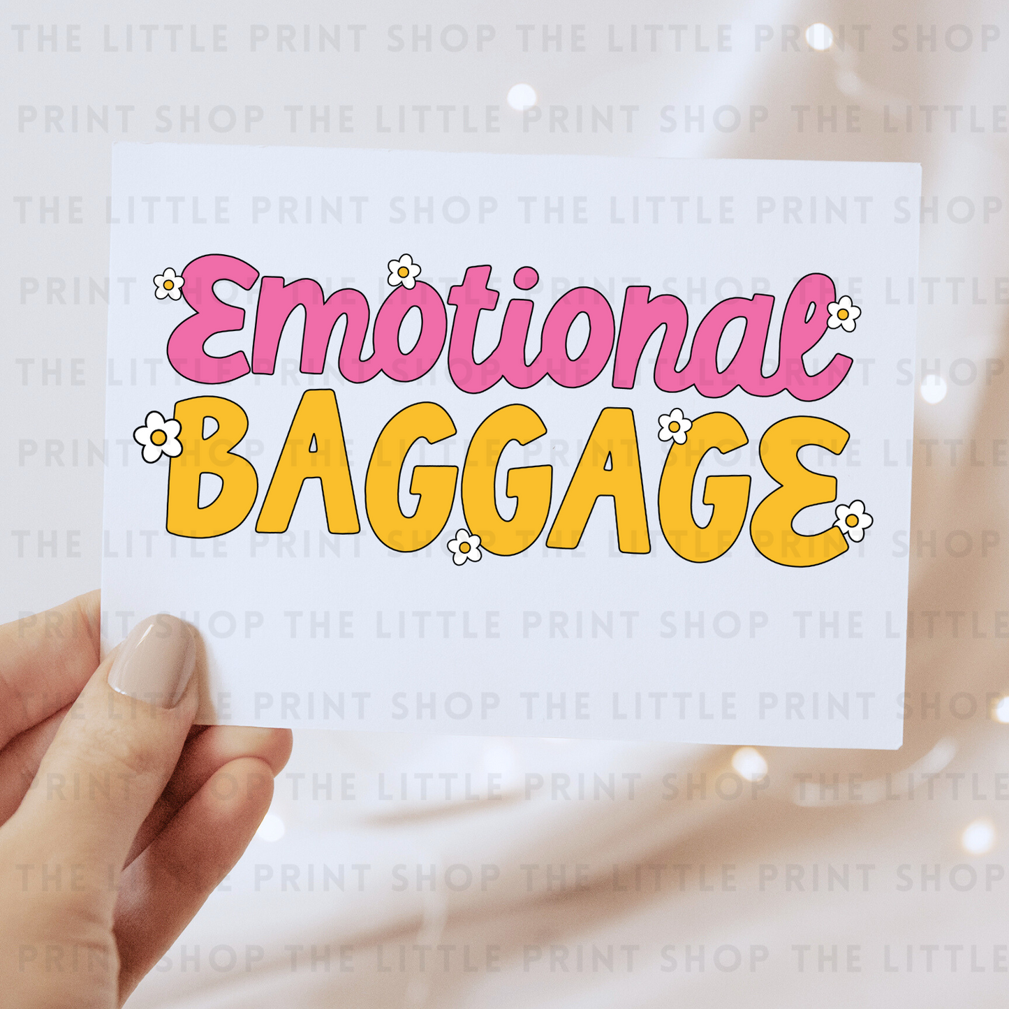 Emotional Baggage - DTF Transfer Decal