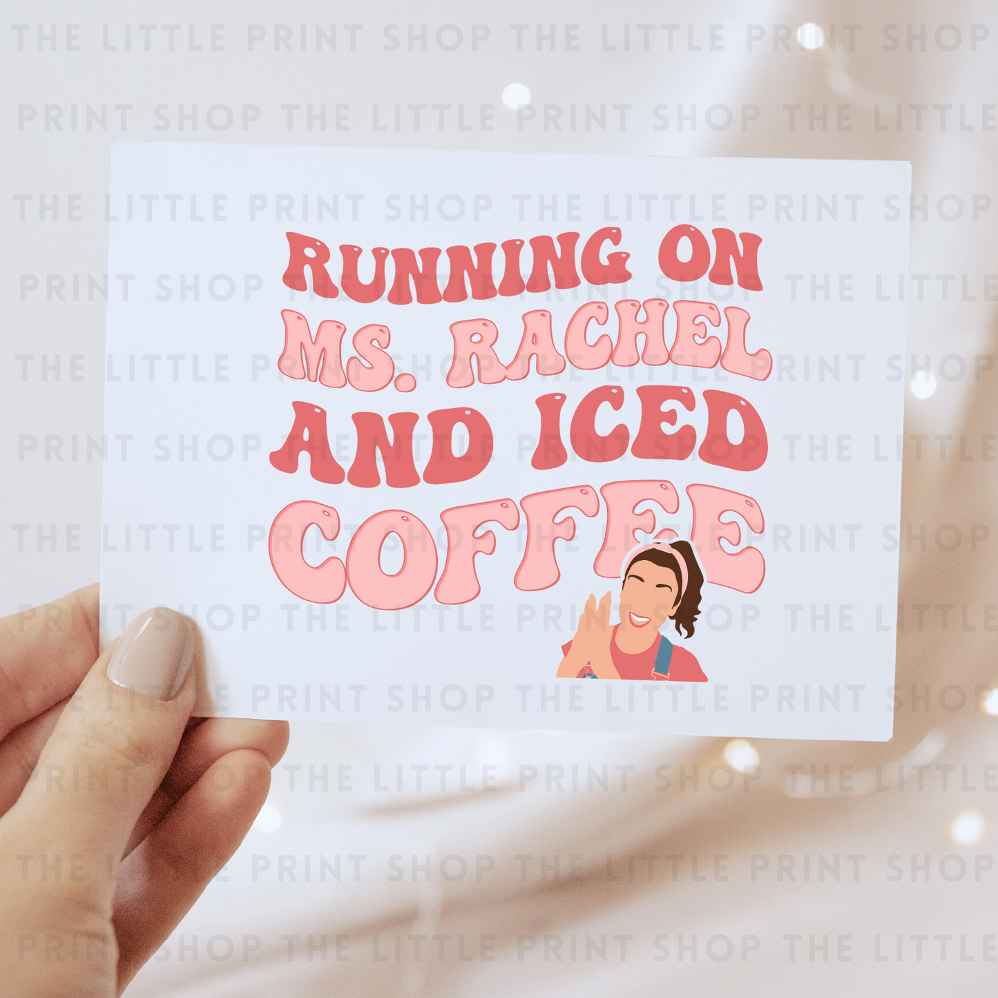 Running On Rachel - DTF Transfer Decal