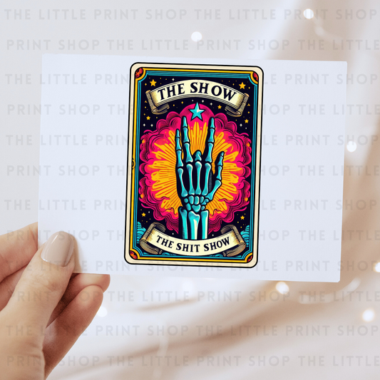 The Show Tarot Card - DTF Transfer Decal