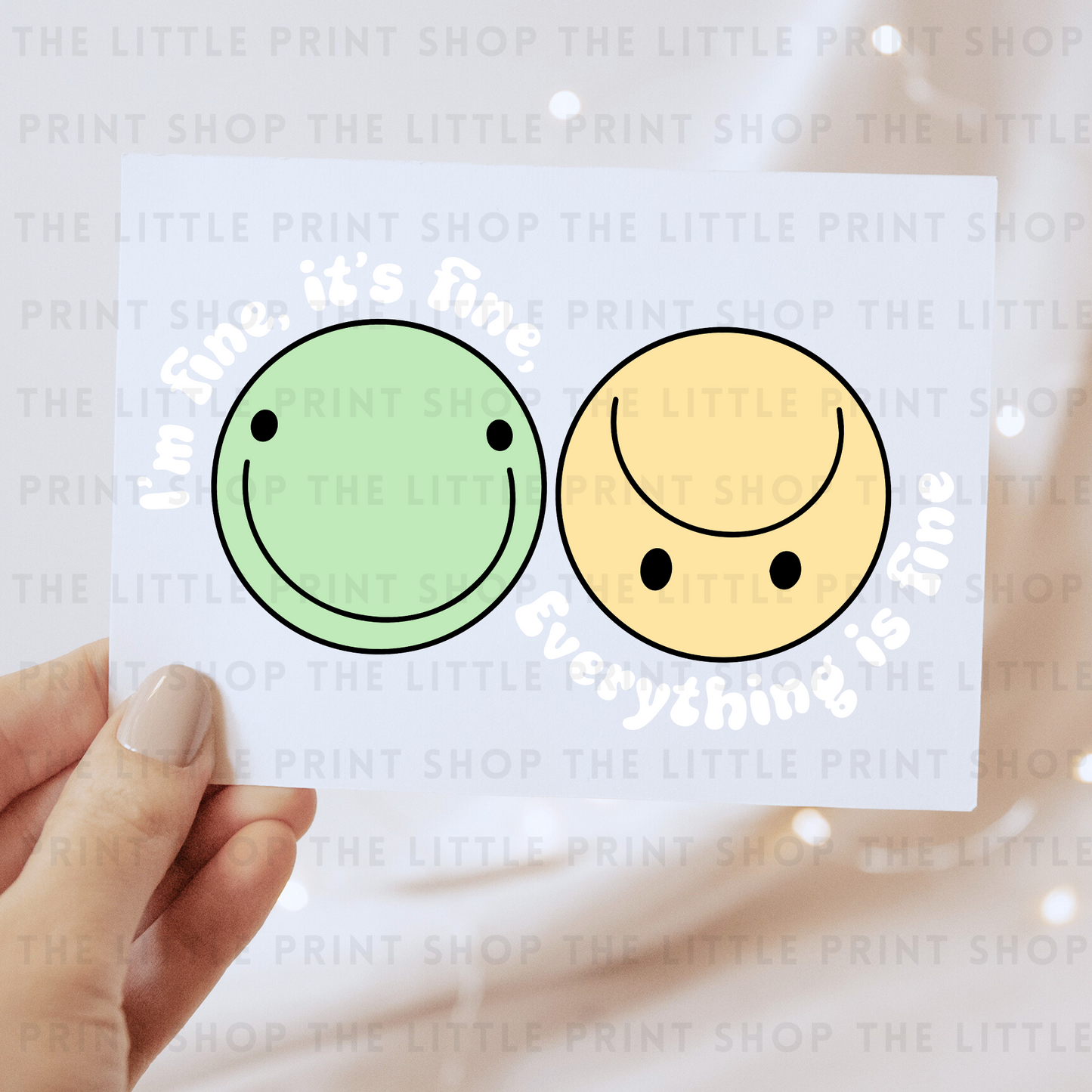 I'm Fine - DTF Transfer Decal