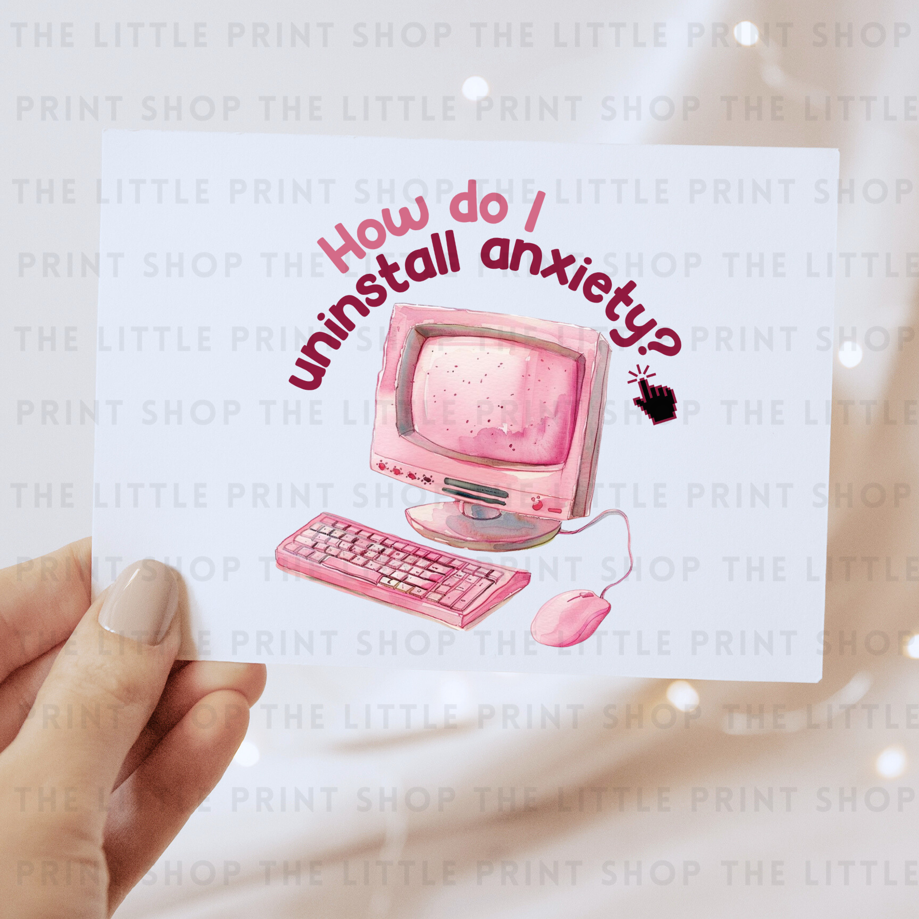 Computer Anxiety - DTF Transfer Decal – Little Print Shop