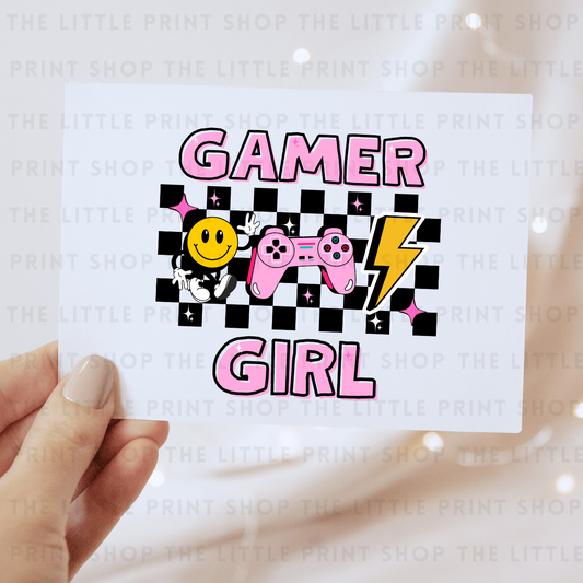 Gamer Girl - DTF Transfer Decal
