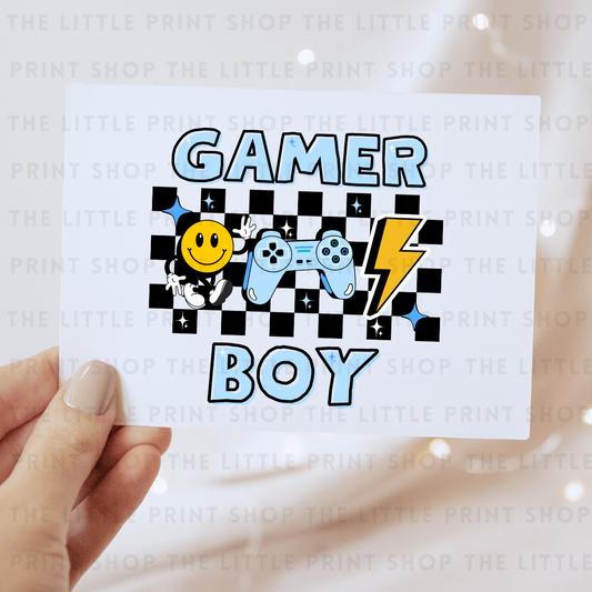 Gamer Boy - DTF Transfer Decal