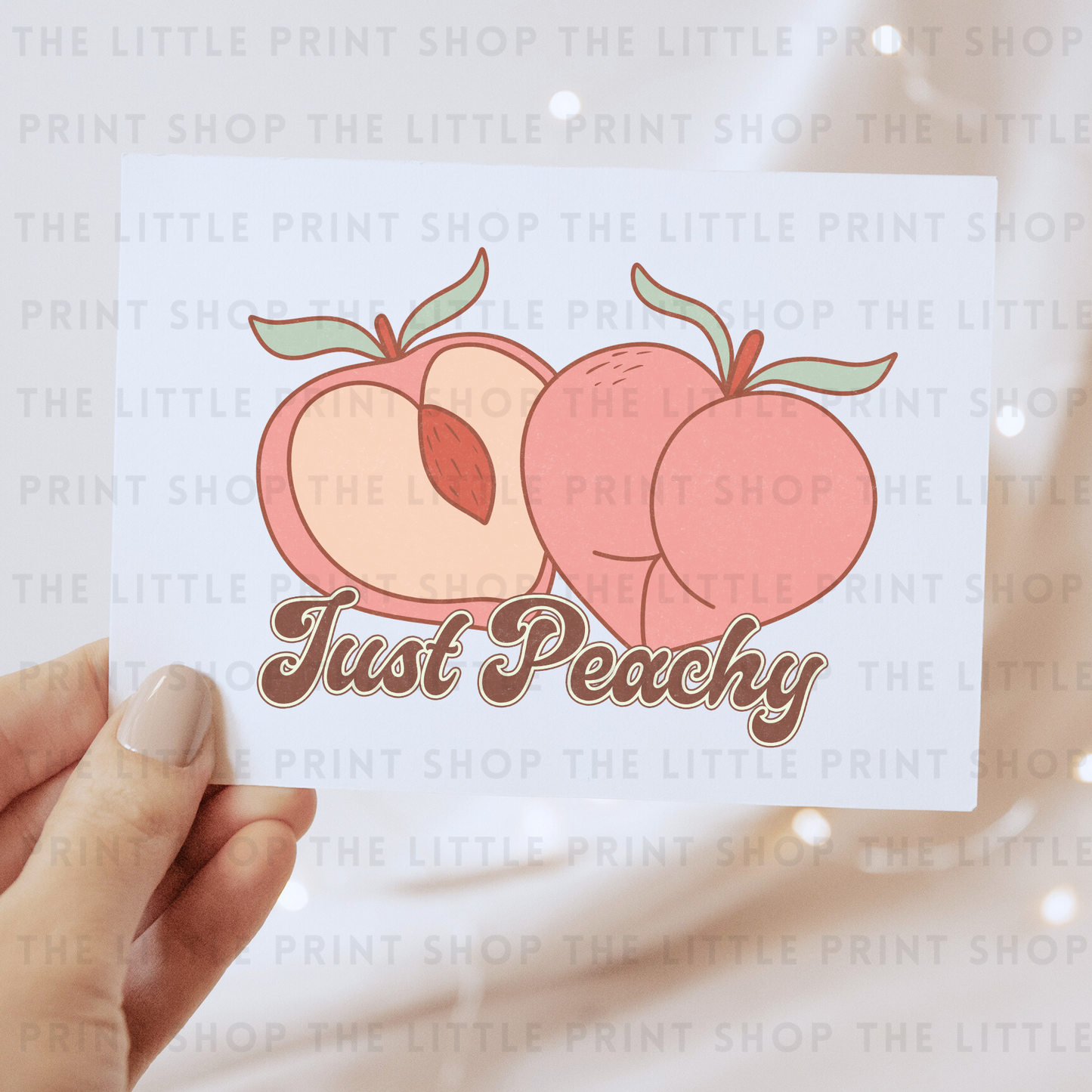 Just Peachy - DTF Transfer Decal