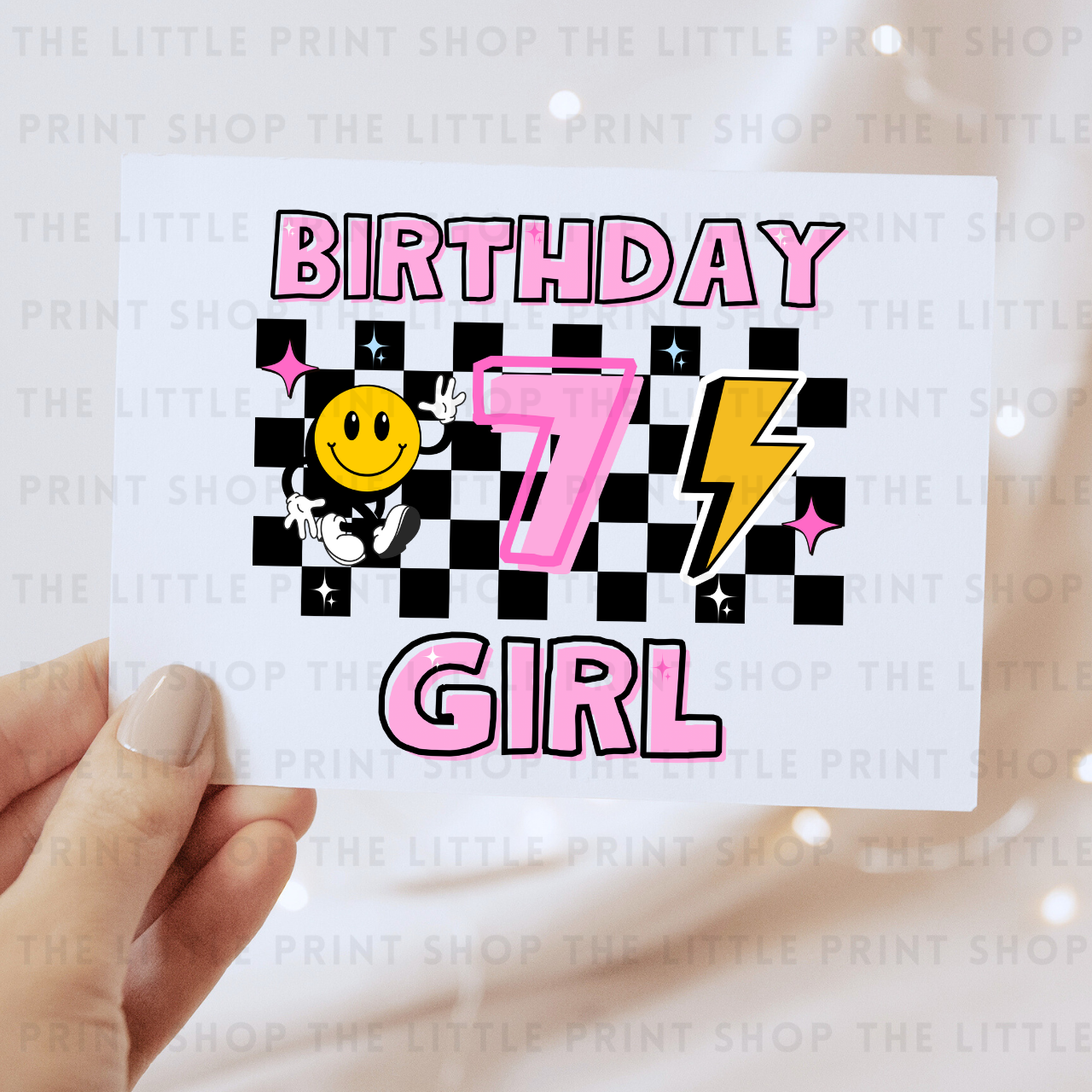 Birthday Girl Number 1 to 9 - DTF Transfer Decal