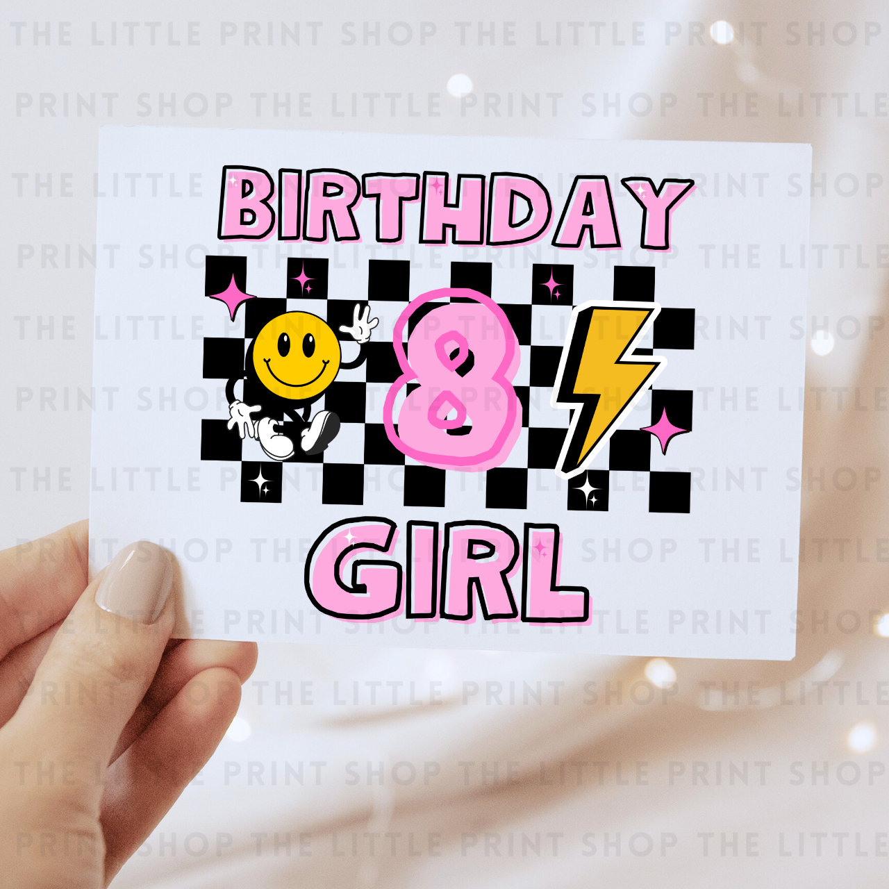 Birthday Girl Number 1 to 9 - DTF Transfer Decal