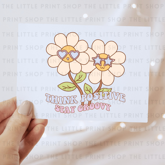 Stay Groovy - DTF Transfer Decal