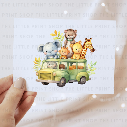 Jungle Animals - DTF Transfer Decal