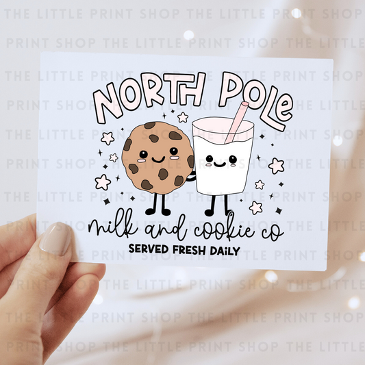 North Pole - DTF Transfer Decal