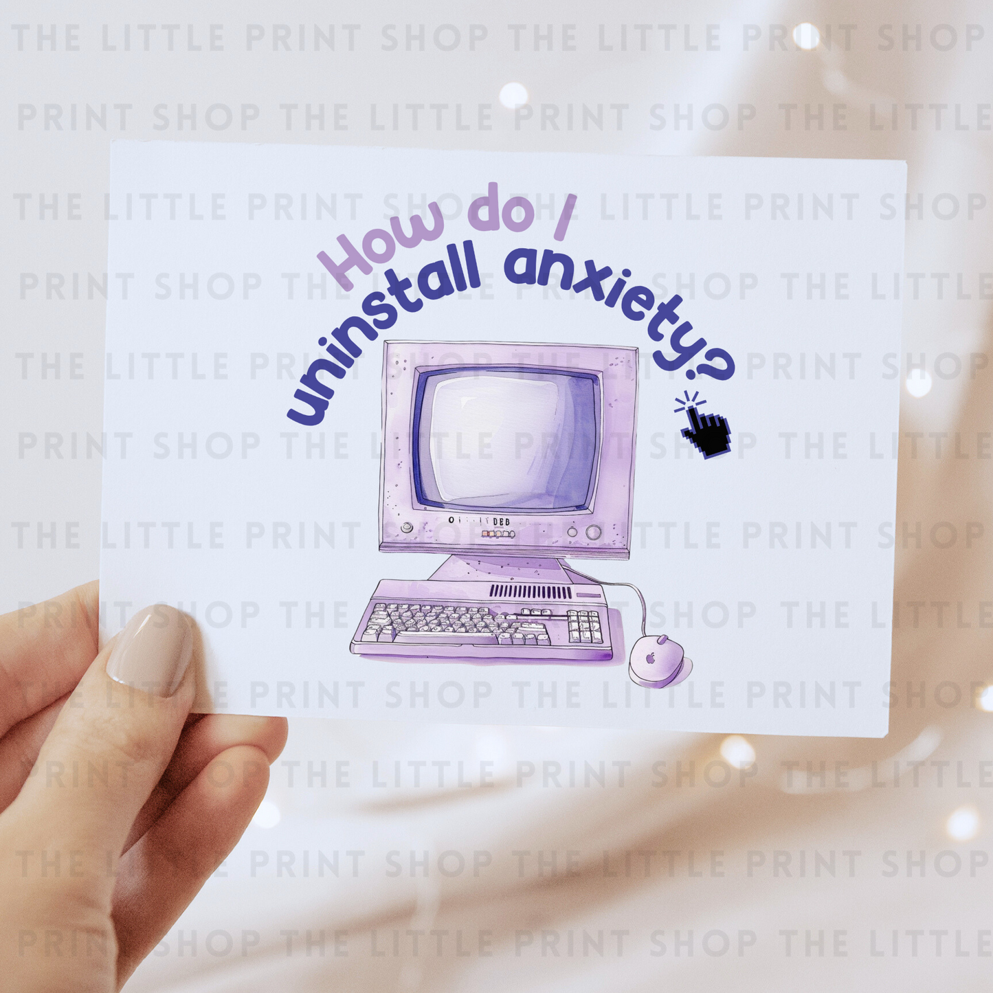 Computer Anxiety - DTF Transfer Decal