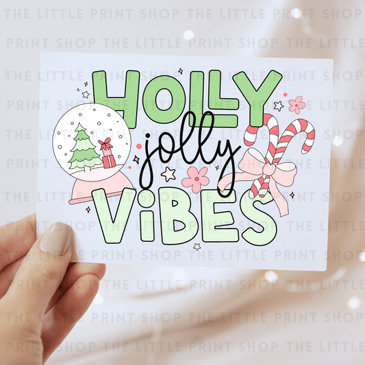 Jolly Vibes - DTF Transfer Decal
