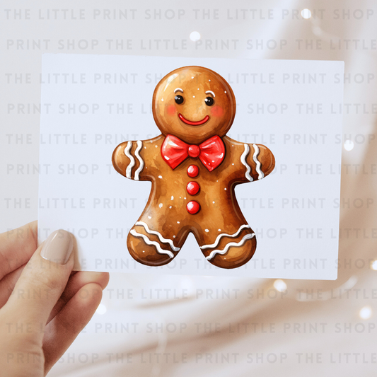 Gingerbread Man - DTF Transfer Decal