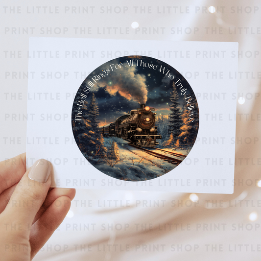 Train - DTF Transfer Decal