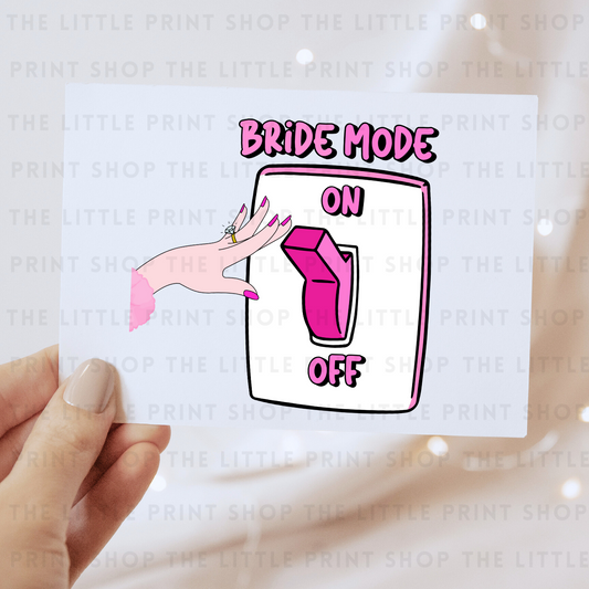 Bride Move On - DTF Transfer Decal