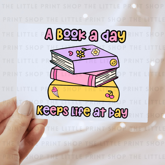 Book A Day - DTF Transfer Decal