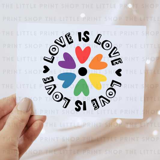 LOVE - DTF Transfer Decal