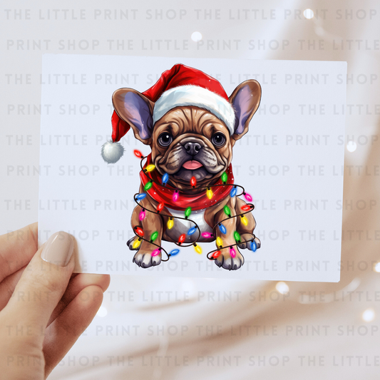 Christmas Dog - DTF Transfer Decal