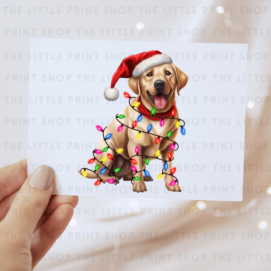 Christmas Dog - DTF Transfer Decal