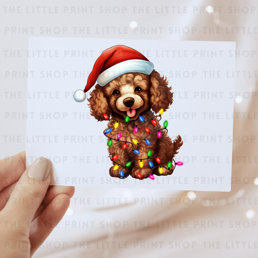 Christmas Dog - DTF Transfer Decal