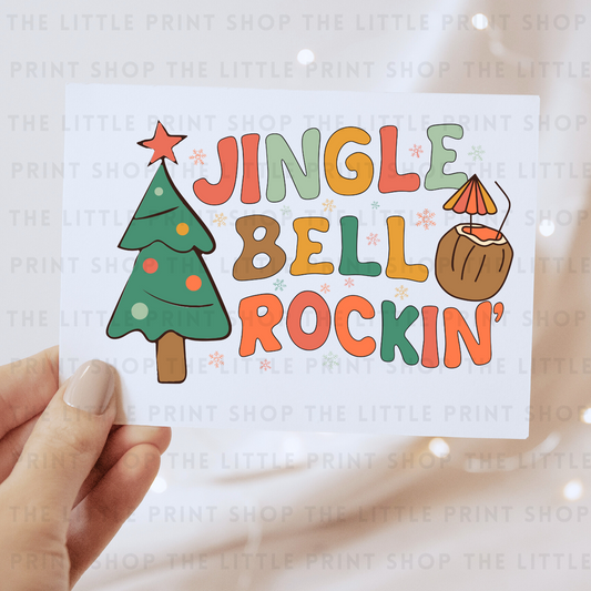 Jingle Bell Rockin - DTF Transfer Decal
