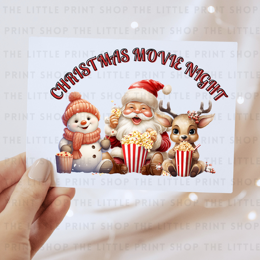 Christmas Movie - DTF Transfer Decal