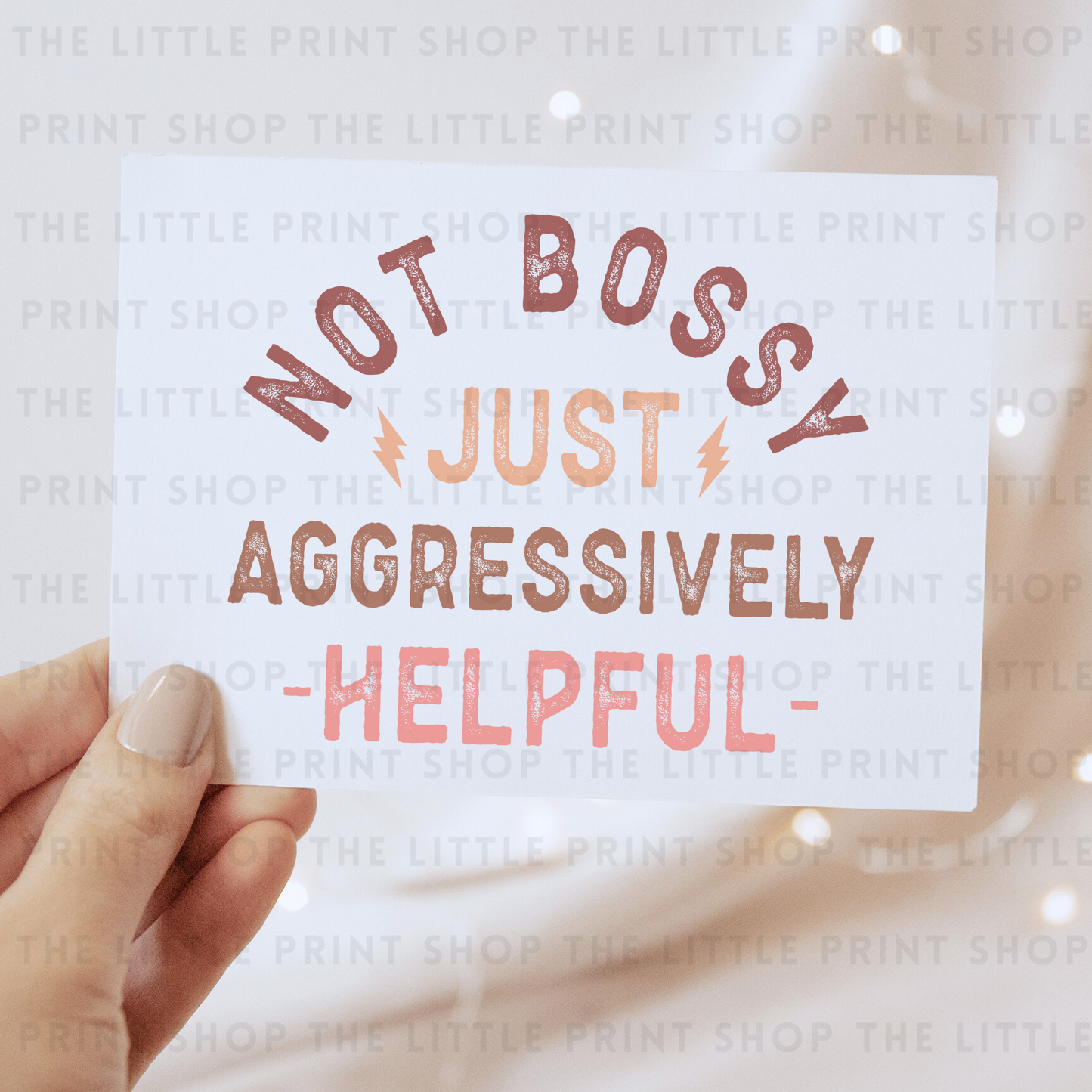 Not Bossy - DTF Transfer Decal