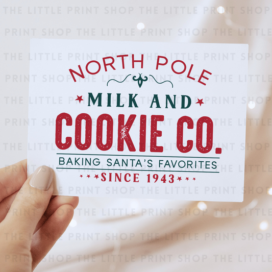 North Pole - DTF Transfer Decal