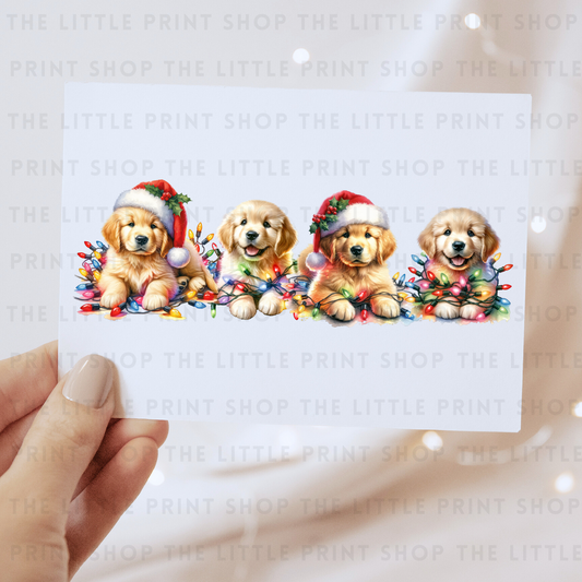 Christmas Dogs - DTF Transfer Decal