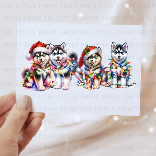 Christmas Dogs - DTF Transfer Decal