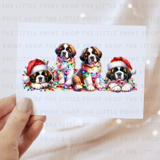 Christmas Dogs - DTF Transfer Decal