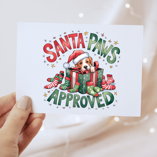 Santa Paws - DTF Transfer Decal