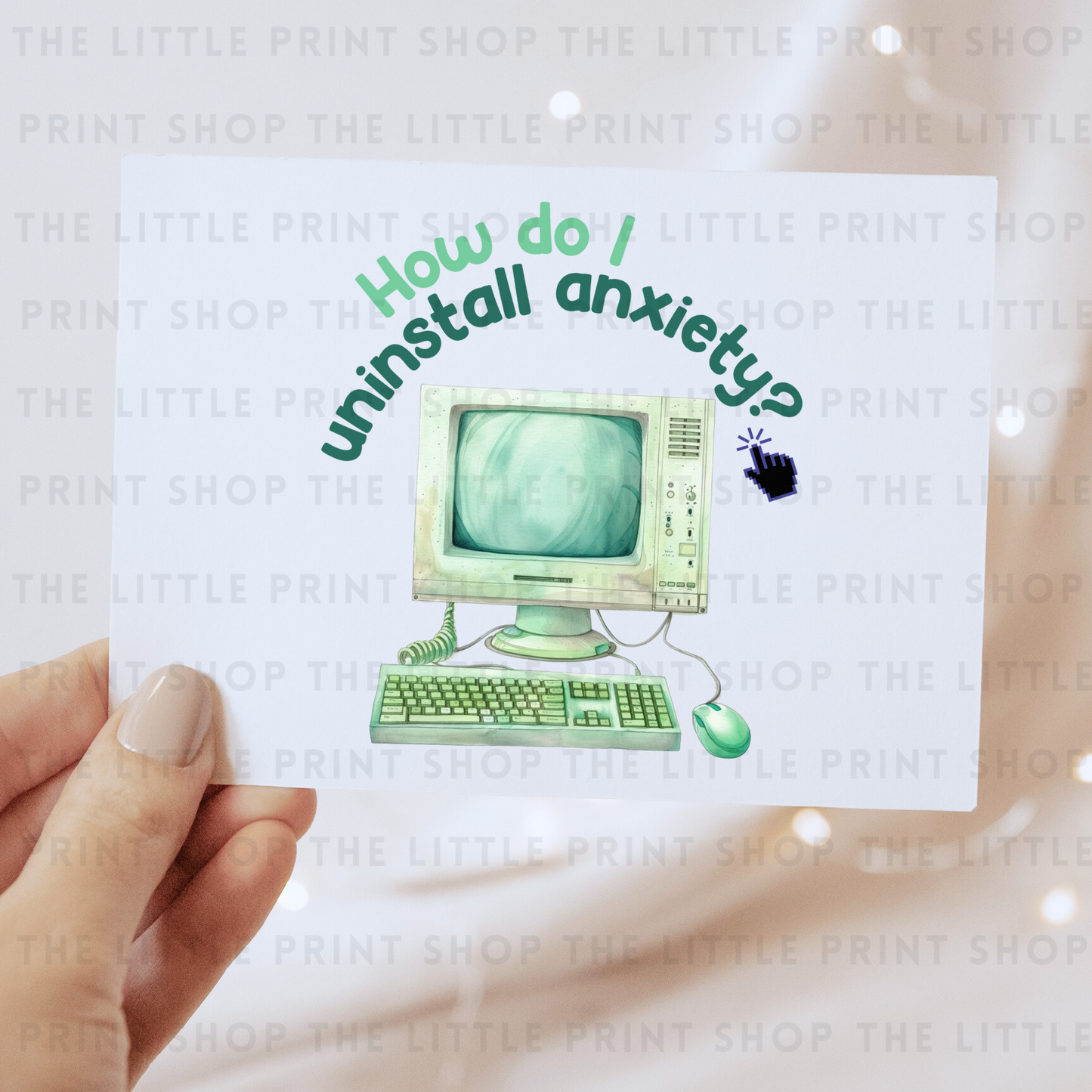 Computer Anxiety - DTF Transfer Decal