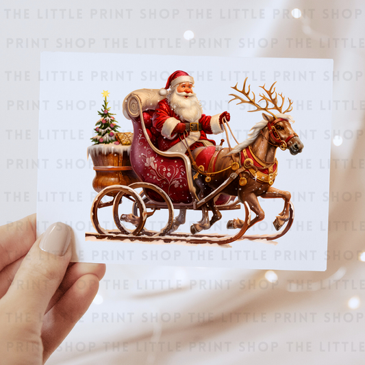 Sleigh - DTF Transfer Decal
