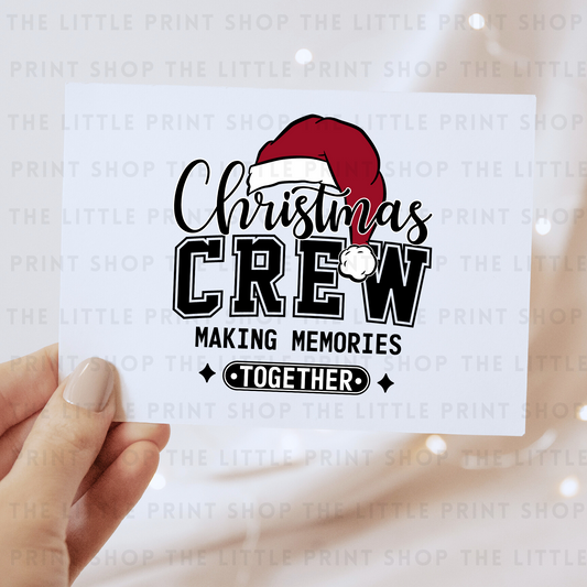 Christmas Crew - DTF Transfer Decal