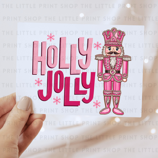 Holly Jolly - DTF Transfer Decal